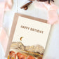 Moon Rise Bison Prairie Happy Birthday Card - Purpose + Passion Boutique