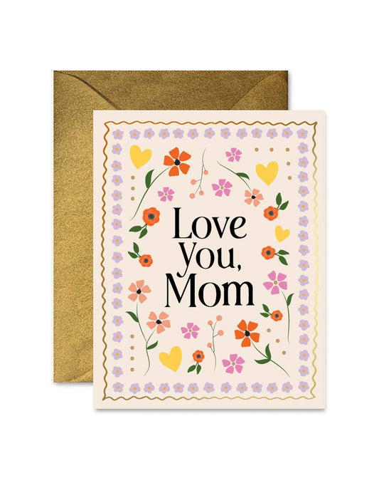 Mosaic Mom Floral Greeting Card - Purpose + Passion Boutique