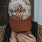 Mother Floral Embroidered Hat - Purpose + Passion Boutique