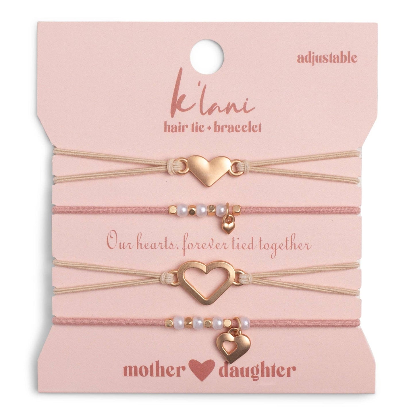 "Mother/Daughter" Hair Tie Bracelets - Purpose + Passion Boutique