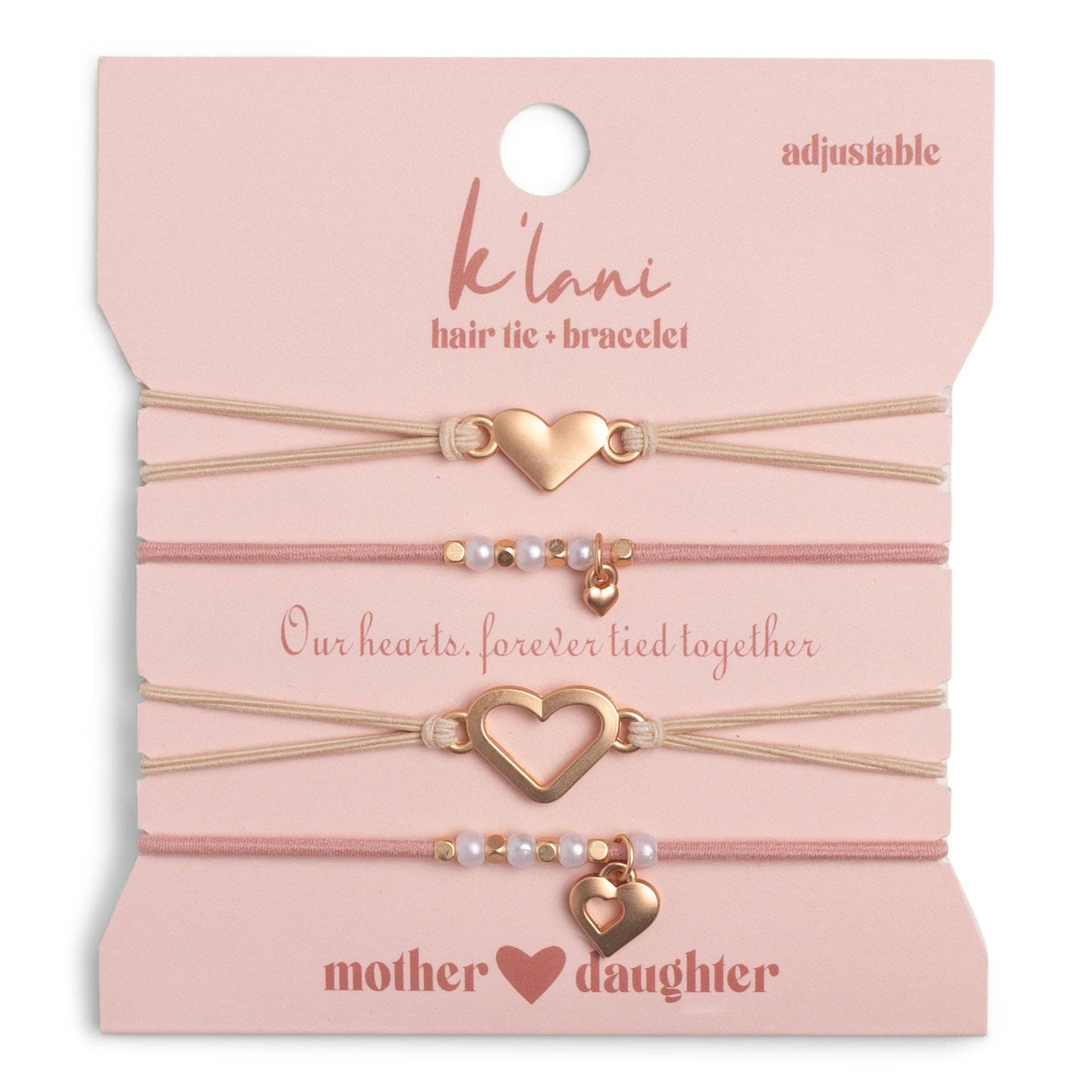 "Mother/Daughter" Hair Tie Bracelets - Purpose + Passion Boutique