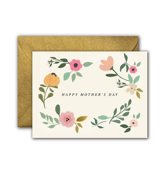 Mother's Day Floral Greeting Card - Purpose + Passion Boutique