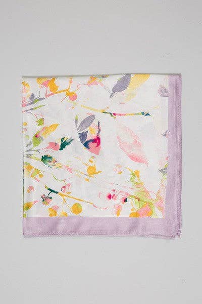 Multi Pastel Silky Scarf - Purpose + Passion Boutique