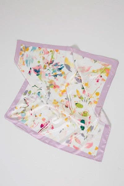 Multi Pastel Silky Scarf - Purpose + Passion Boutique