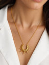Muse Gold Sun Necklace - Purpose + Passion Boutique