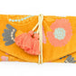 Mustard Embroidered Velvet Jewelry Organizer - Purpose + Passion Boutique