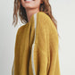 Mustard + Ivory Knitted Loose Sweater - Purpose + Passion Boutique