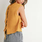 Mustard Sleeveless Knitted Top - Purpose + Passion Boutique