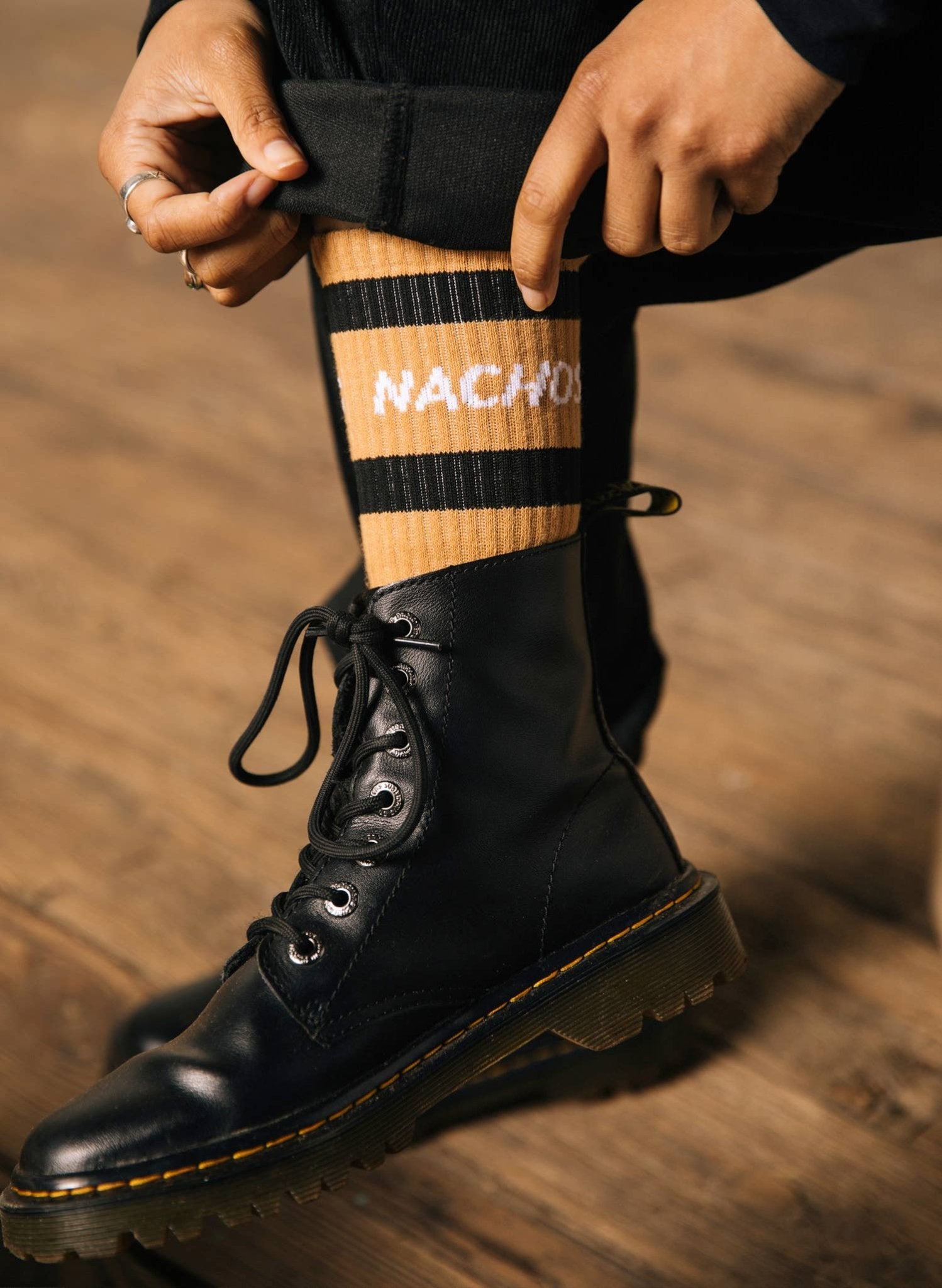 Nachos Comfy Vintage Crew Socks - Purpose + Passion Boutique