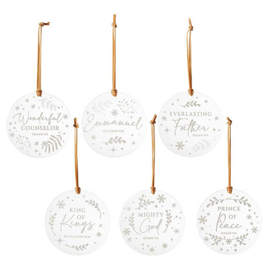 Names of Jesus Ornament - Purpose + Passion Boutique