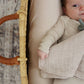 Natural Sand Organic Cotton Muslin Lovey Blanket - Purpose + Passion Boutique