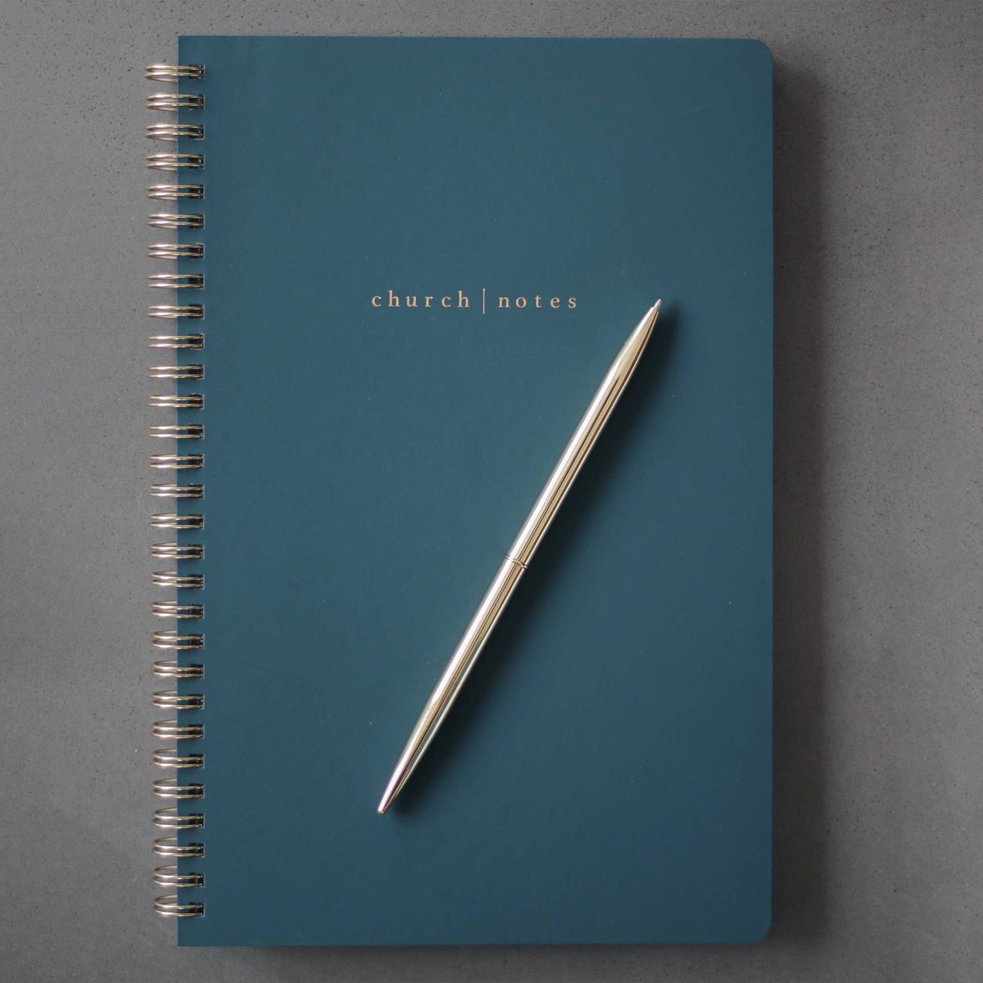 Navy Church Notes Bible Study Notebook - Purpose + Passion Boutique