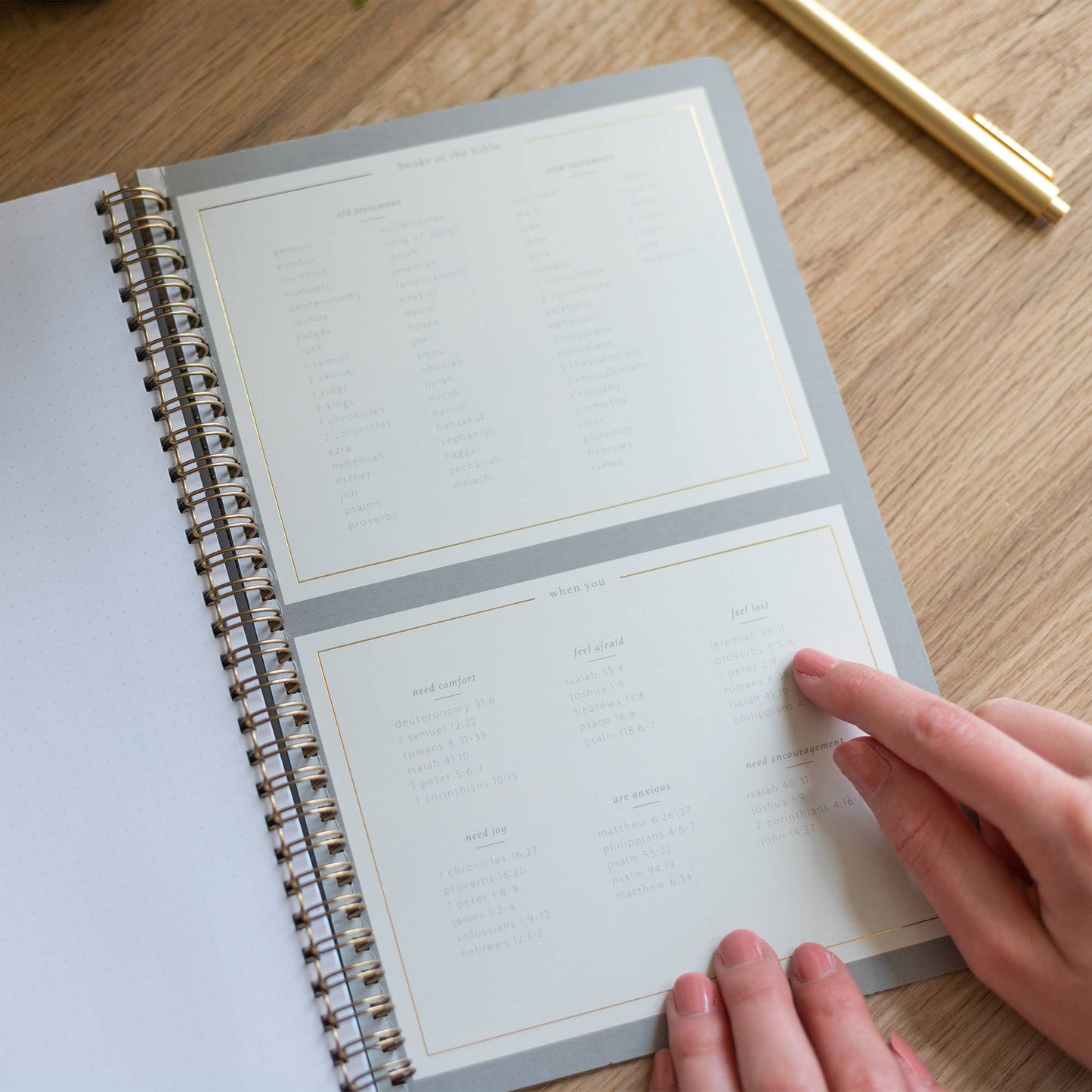 Navy Church Notes Bible Study Notebook - Purpose + Passion Boutique