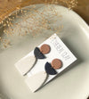 Neutral, Black & White Clay Earrings - Purpose + Passion Boutique