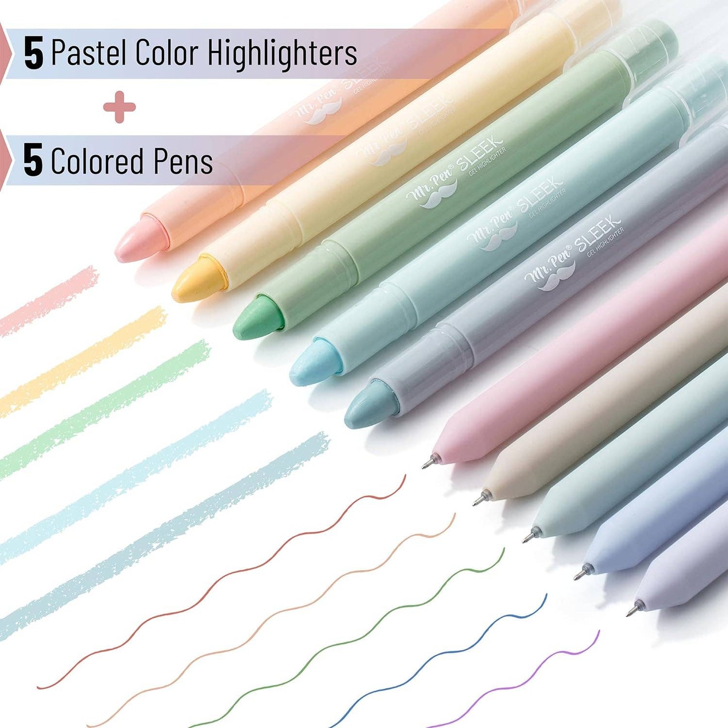 No Bleed Bible Highlighters & Pens, 10 pk - Purpose + Passion Boutique
