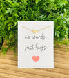 No Words, Just Hugs Friendship Necklace & Card - Gold - Purpose + Passion Boutique