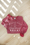 North Pole Gingerbread Mineral Washed Long Sleeve - Purpose + Passion Boutique