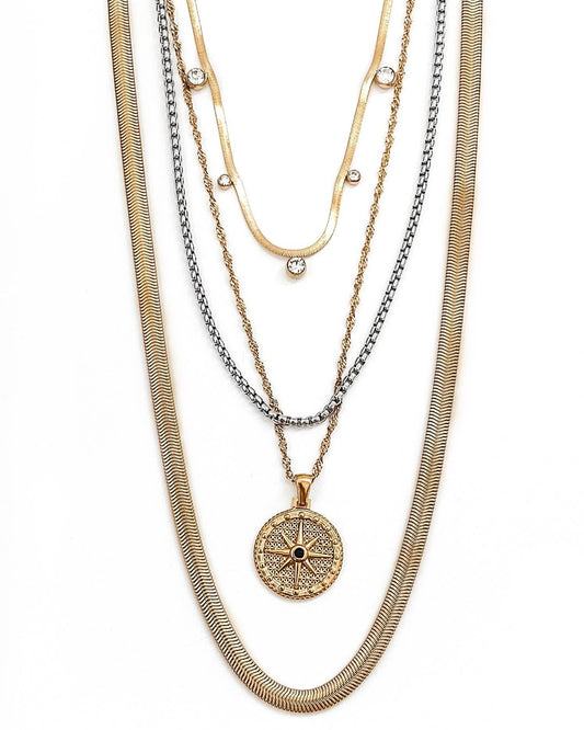 North Star Layered Necklaces | Choose One - Purpose + Passion Boutique