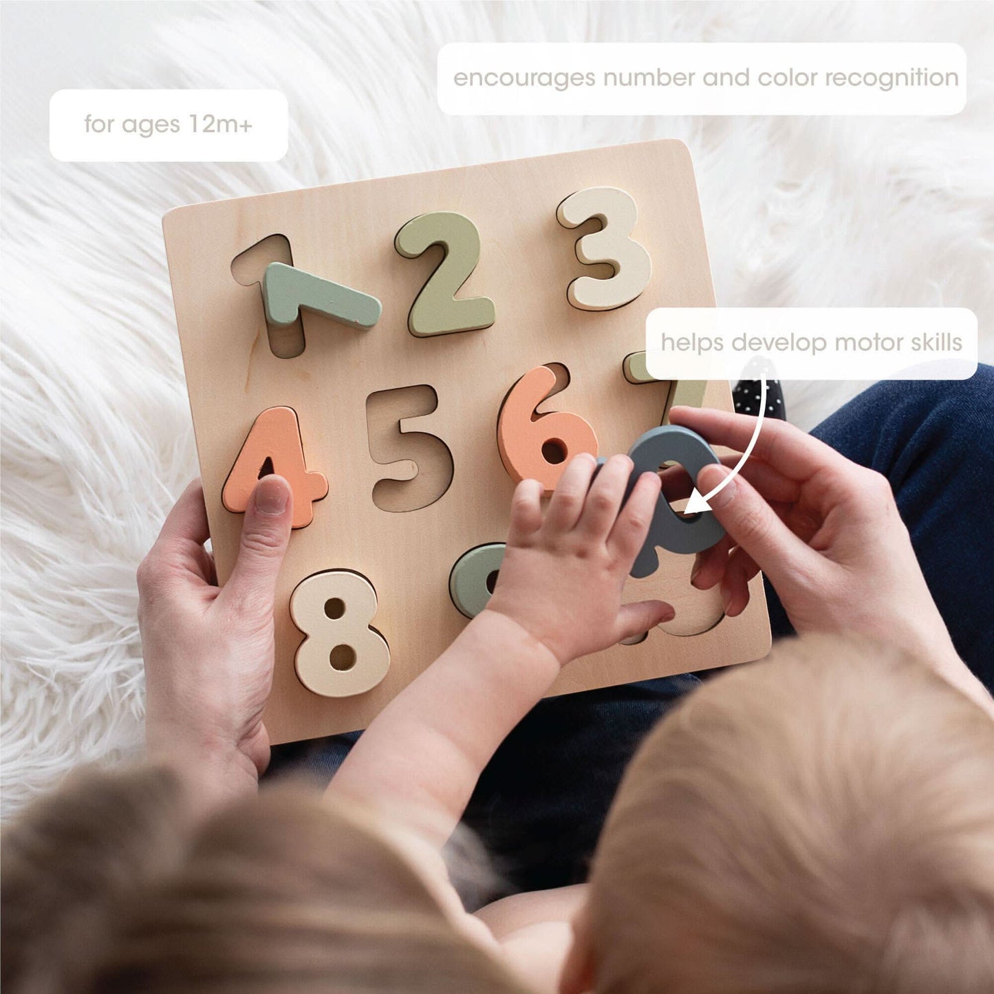 Numbers Wooden Puzzle - Purpose + Passion Boutique