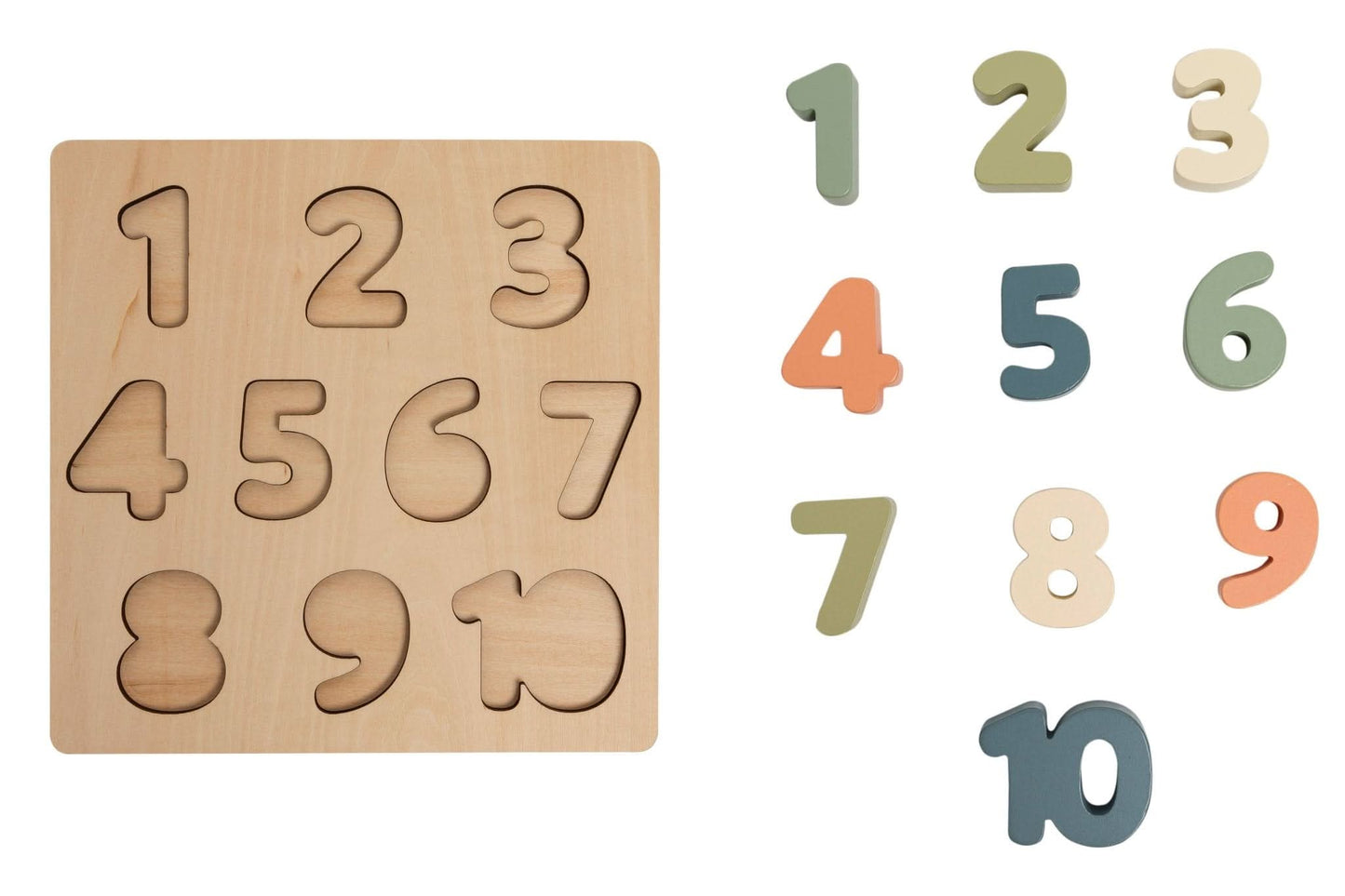 Numbers Wooden Puzzle - Purpose + Passion Boutique