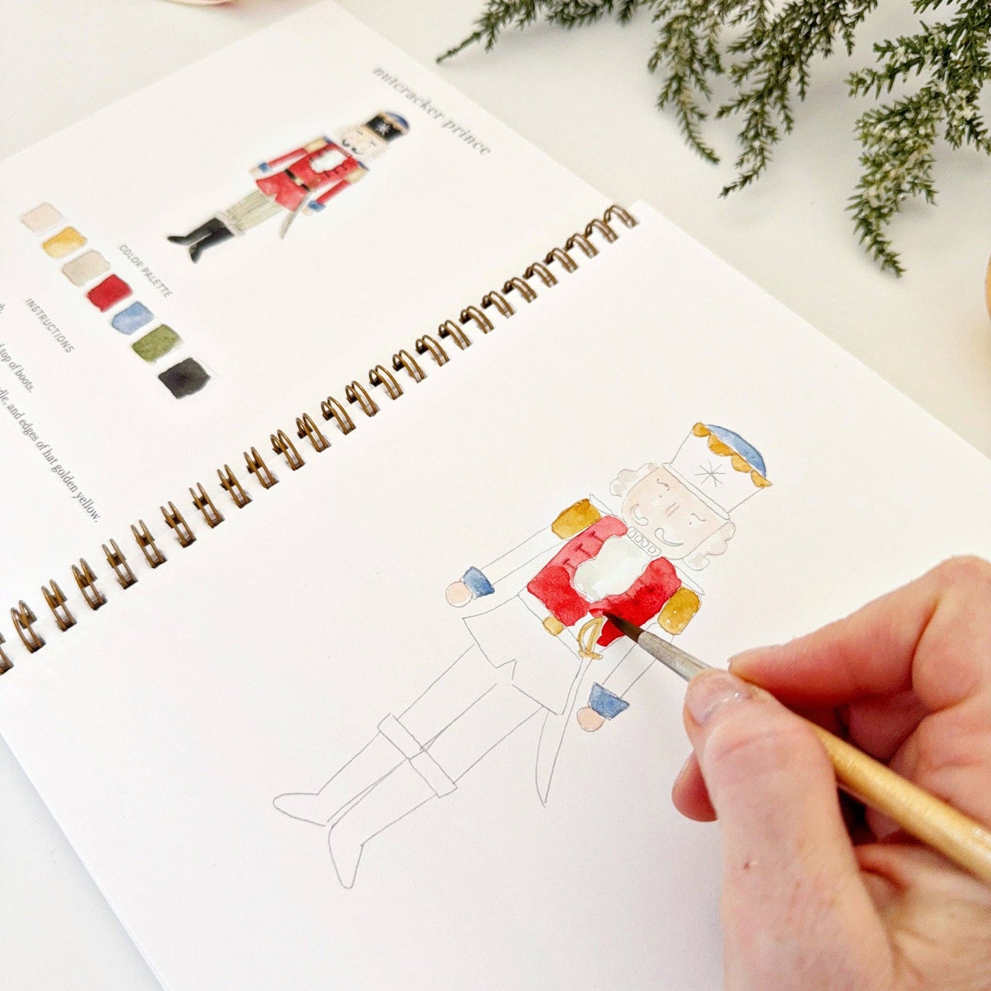 Nutcracker Watercolor Workbook - Purpose + Passion Boutique