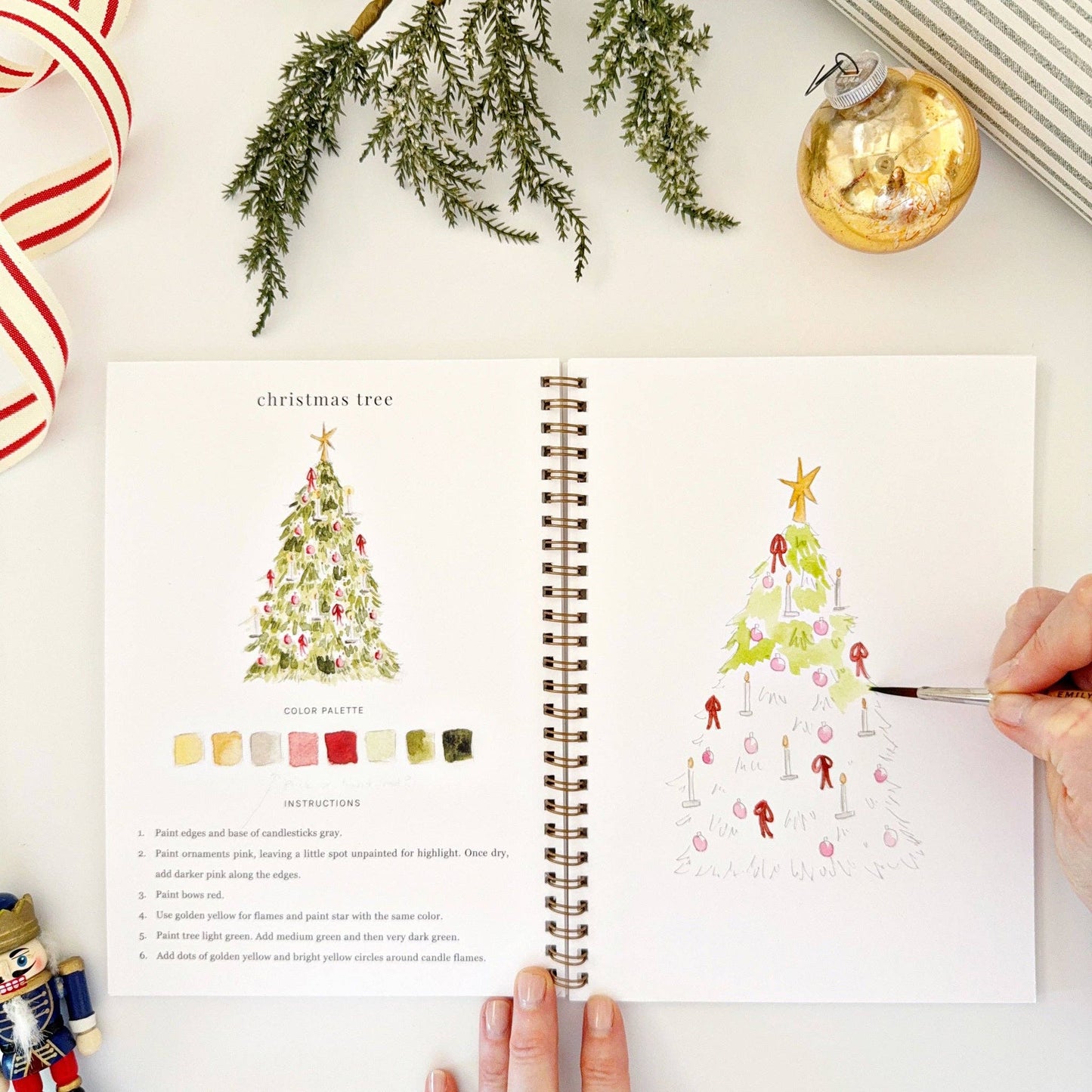 Nutcracker Watercolor Workbook - Purpose + Passion Boutique