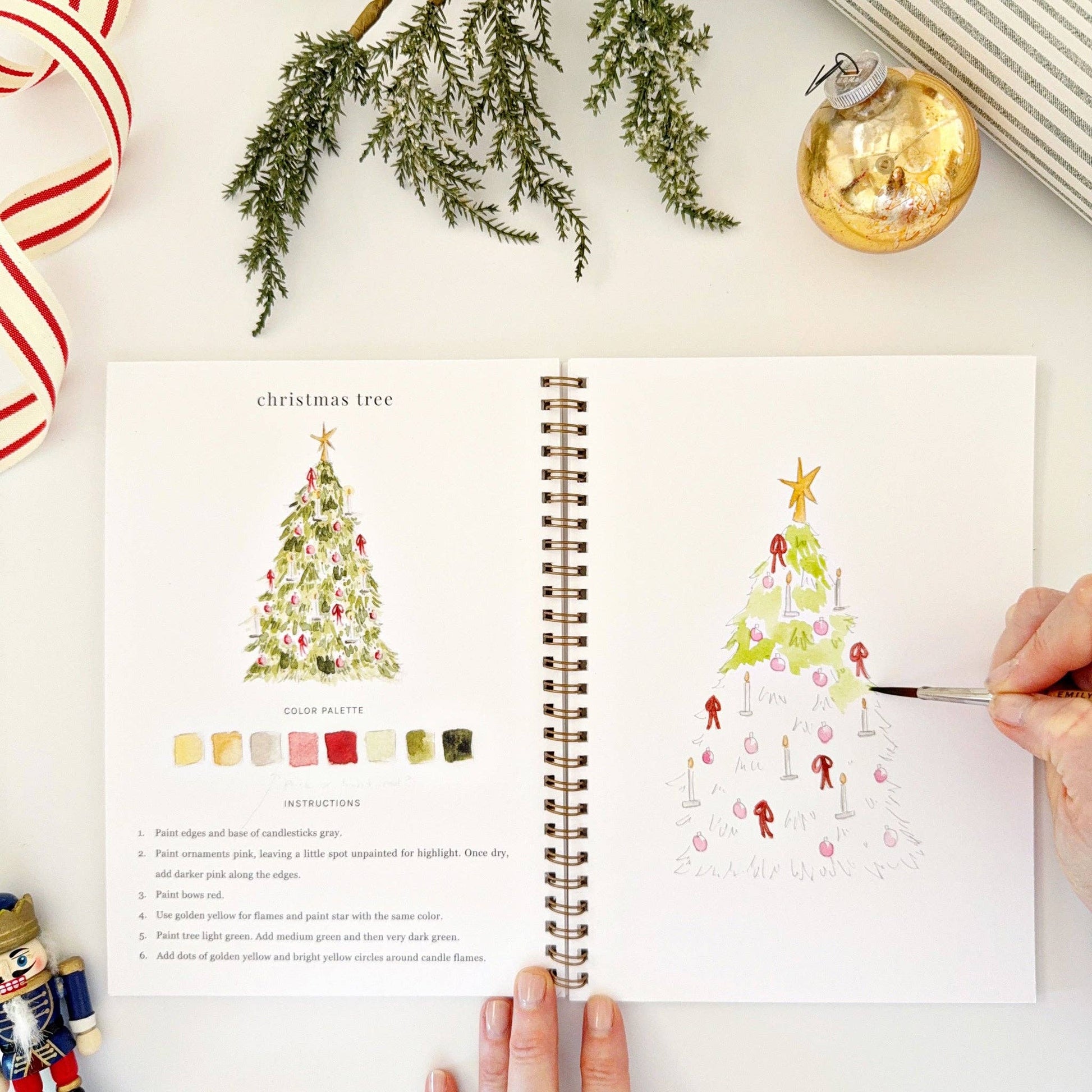 Nutcracker Watercolor Workbook - Purpose + Passion Boutique