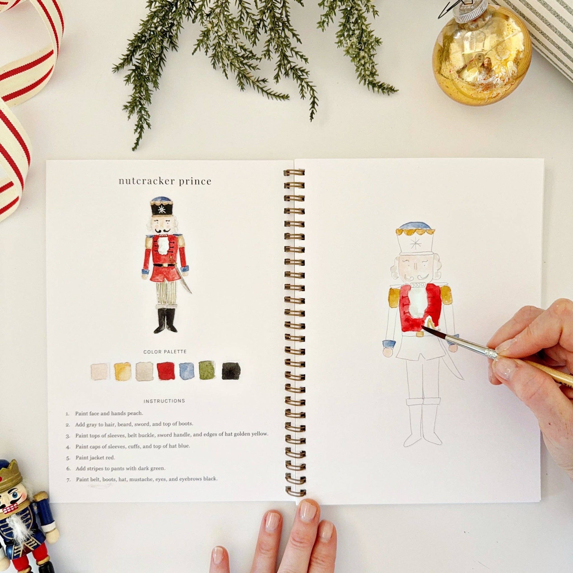 Nutcracker Watercolor Workbook - Purpose + Passion Boutique
