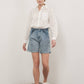 Nyla Adjustable Waist Denim Shorts - Purpose + Passion Boutique