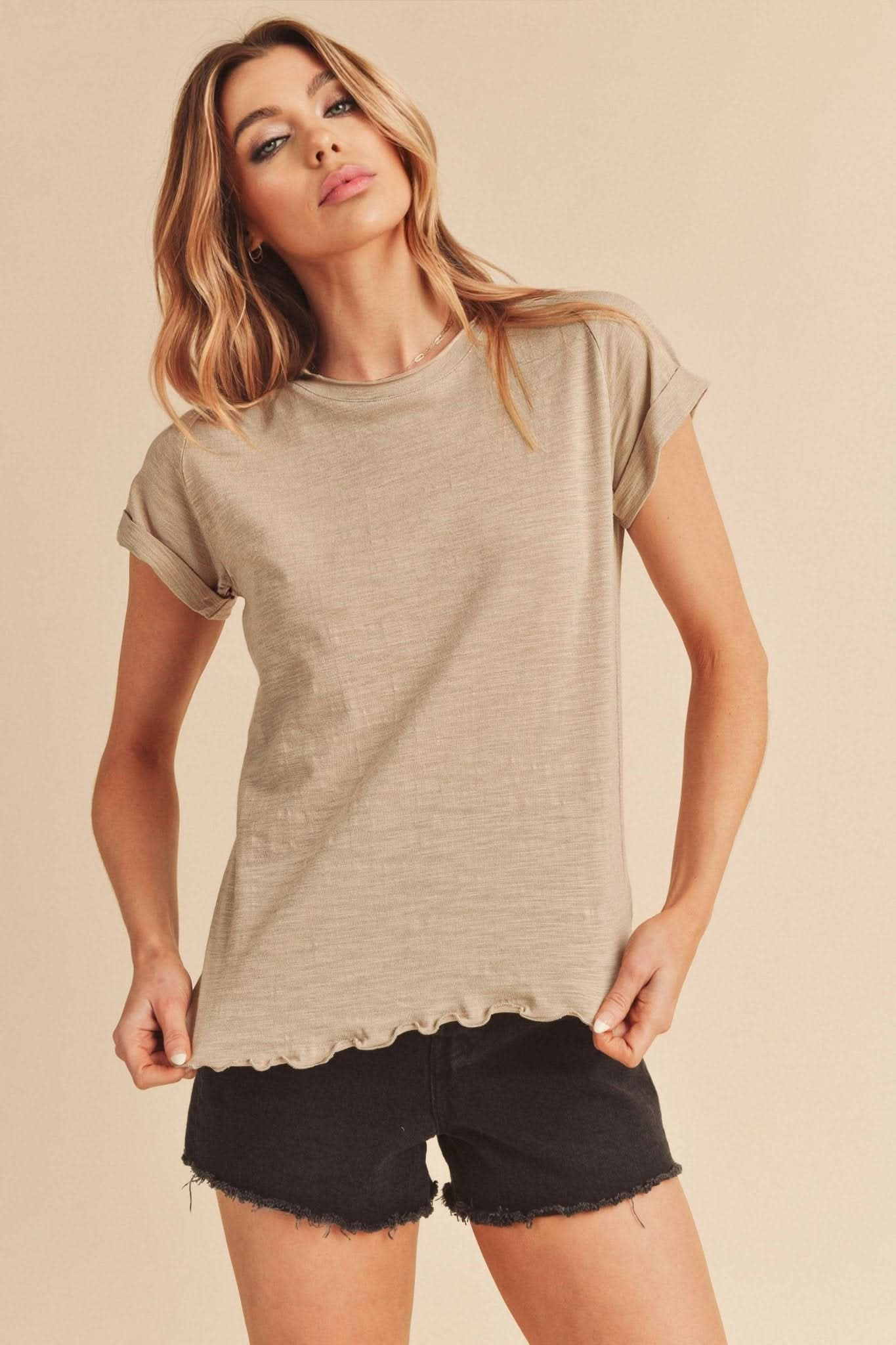 Oat Gwen Tee - Purpose + Passion Boutique