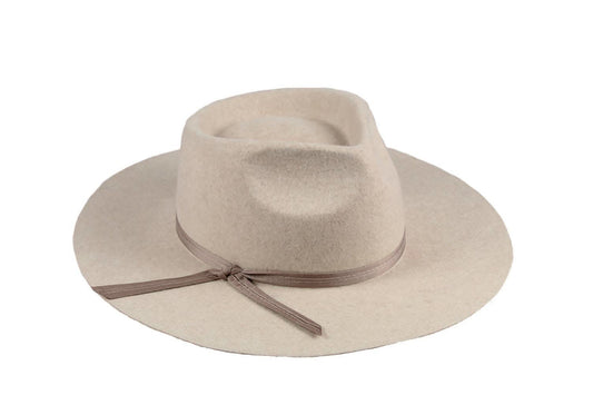 Oat Wool Felt Fedora Hat - Purpose + Passion Boutique