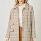 Oatmeal Mix Single Breasted Midi Coat - Purpose + Passion Boutique