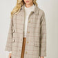 Oatmeal Mix Single Breasted Midi Coat - Purpose + Passion Boutique