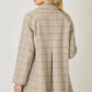 Oatmeal Mix Single Breasted Midi Coat - Purpose + Passion Boutique