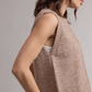Oatmeal Sleeveless Sweater Cardigan Vest