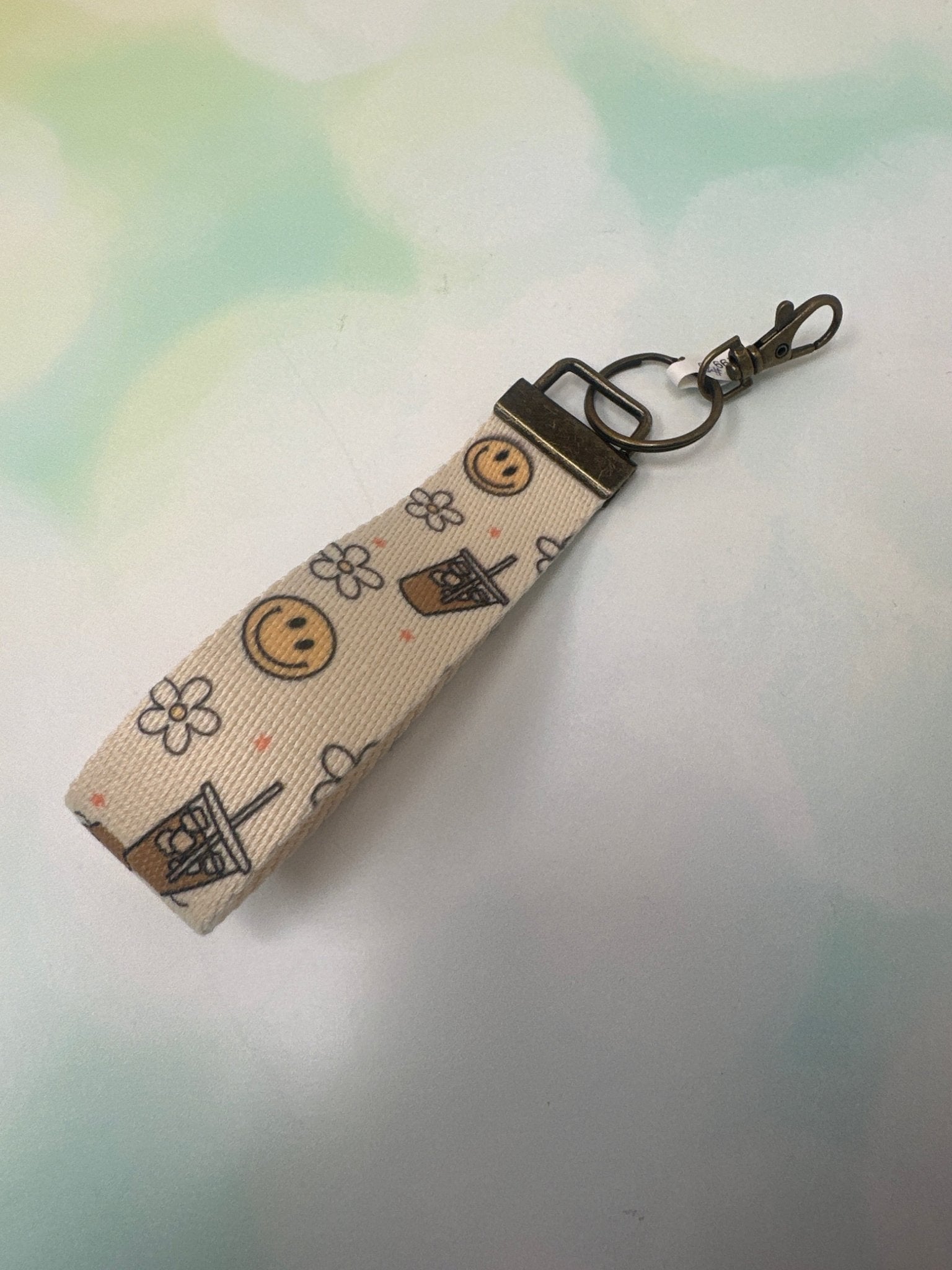 Oh Happy Key Fob Wristlet - Purpose + Passion Boutique