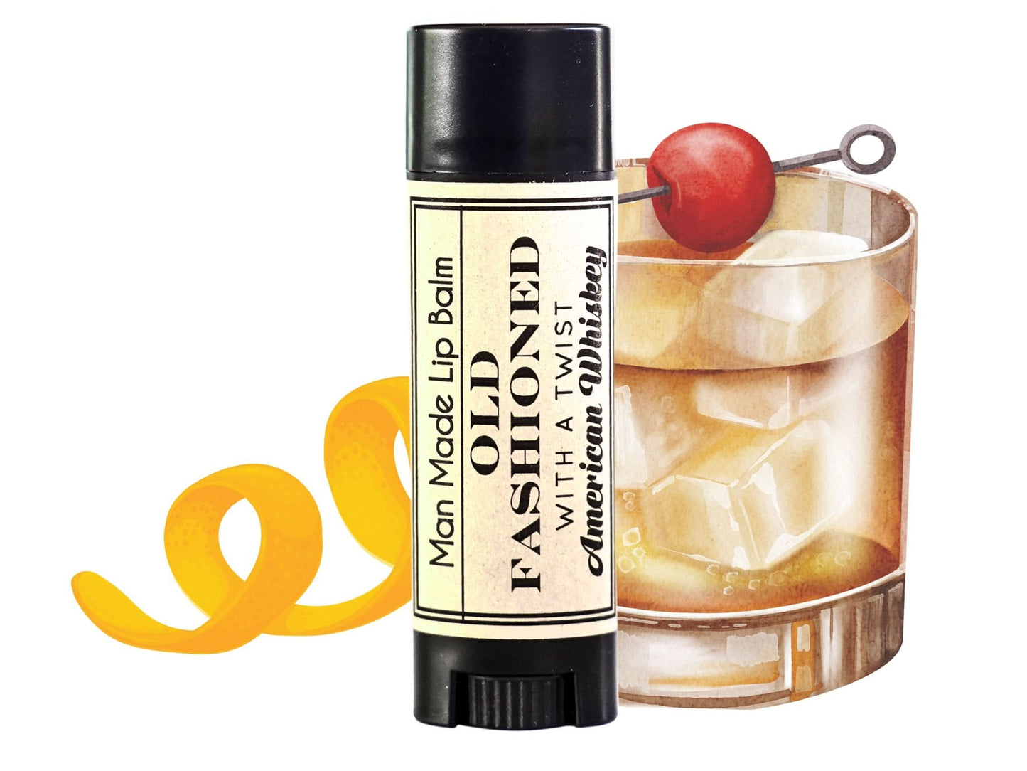 Old Fashioned Lip Balm - Whiskey Chapstick - Purpose + Passion Boutique