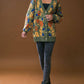 Olive Multi Floral Sweater Cardigan - Purpose + Passion Boutique