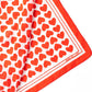 Olivia Square Heart Print Scarf - Purpose + Passion Boutique