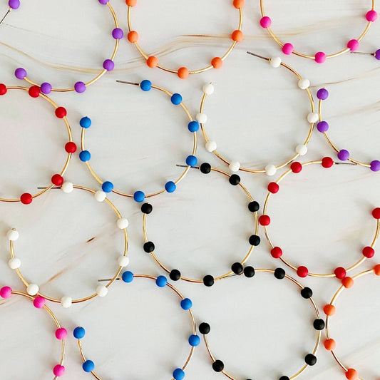 On Cloud Nine Hoop Earrings - Purpose + Passion Boutique