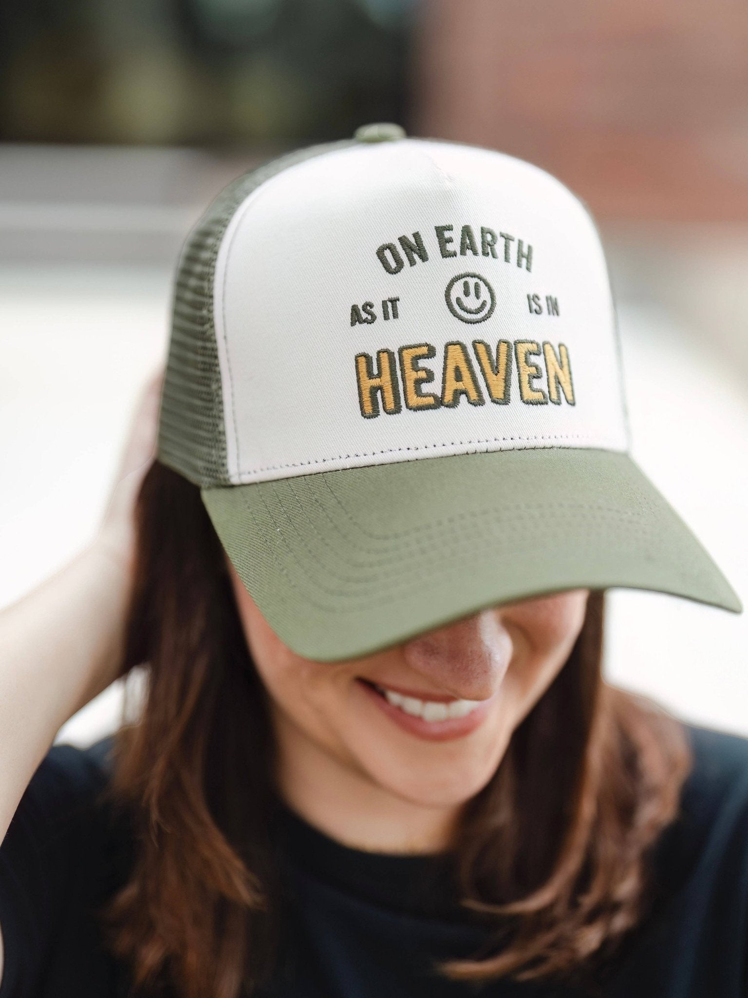 On Earth as it is in Heaven Hat - Purpose + Passion Boutique