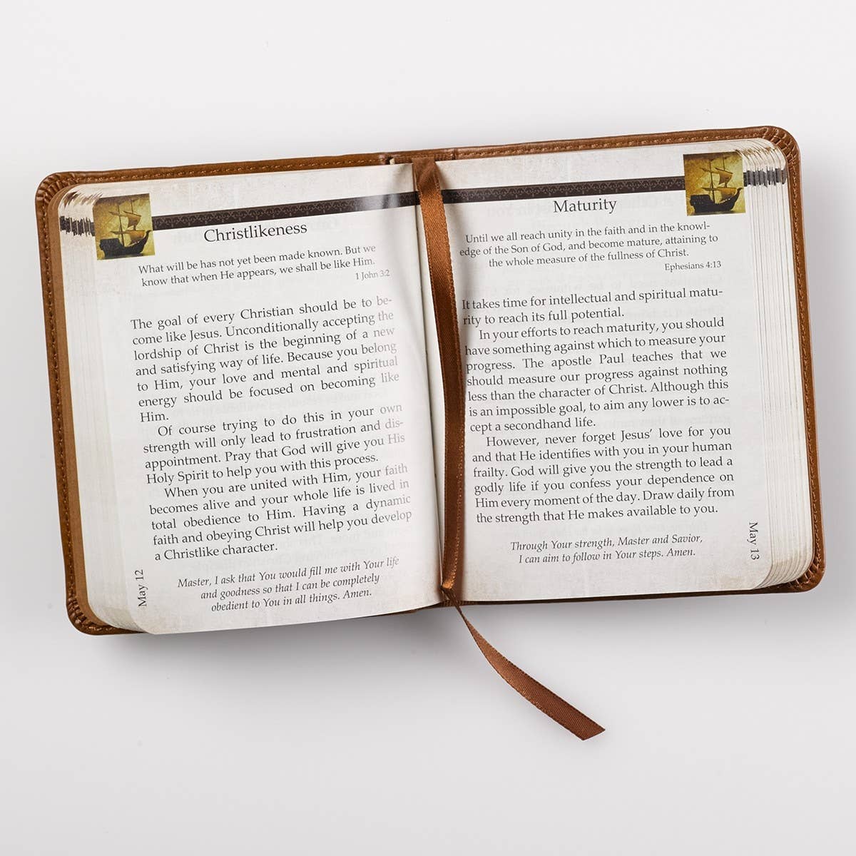 One - Minute Devotions Grace for Today Faux Leather - Purpose + Passion Boutique