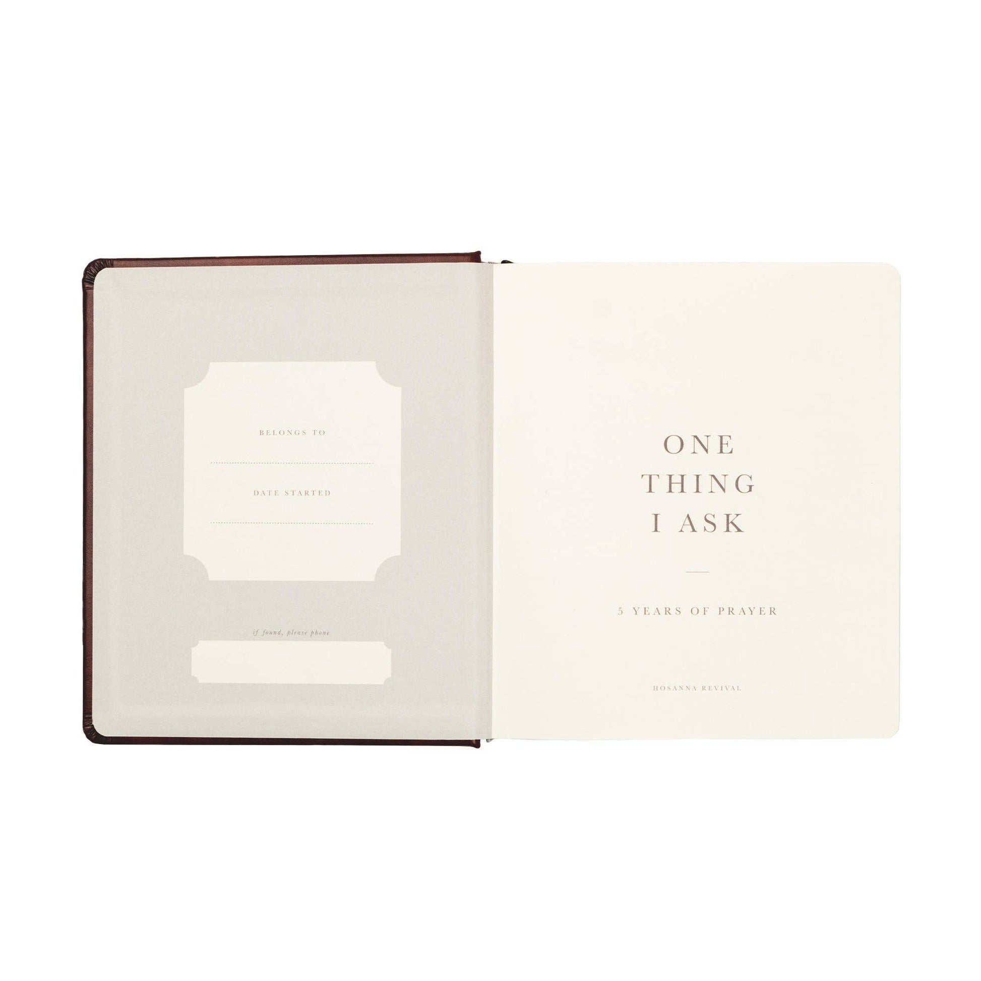 One Thing I Ask 5 - Year Prayer Journal: Stockholm Theme - Purpose + Passion Boutique