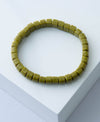 Opaque Glass Bracelet, Moss - Purpose + Passion Boutique