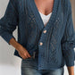 Open Knit Drop Shoulder Cardigan - Purpose + Passion Boutique