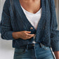 Open Knit Drop Shoulder Cardigan - Purpose + Passion Boutique