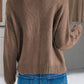 Open Knit Drop Shoulder Cardigan - Purpose + Passion Boutique