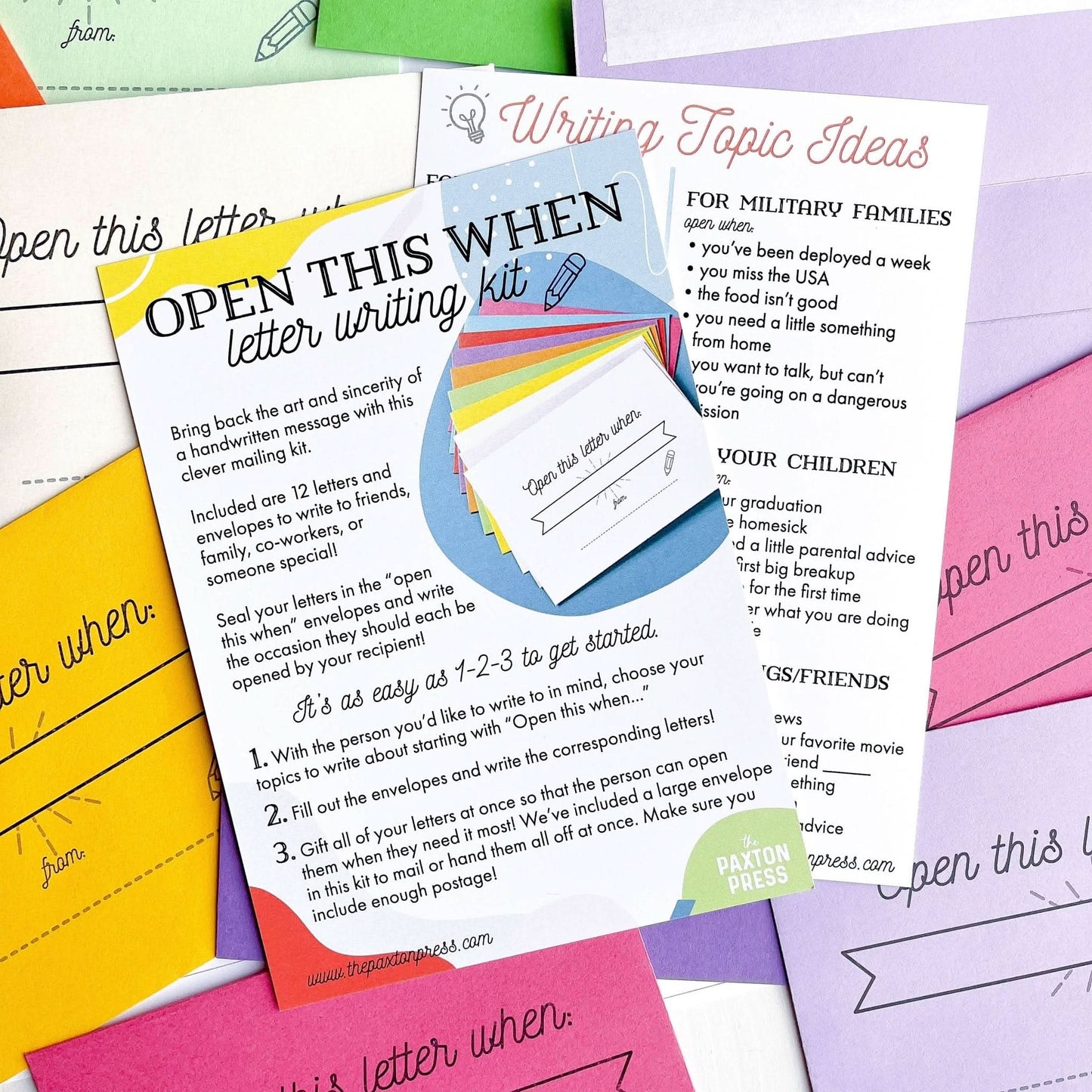 "Open This When" Letter Writing Kit - Purpose + Passion Boutique