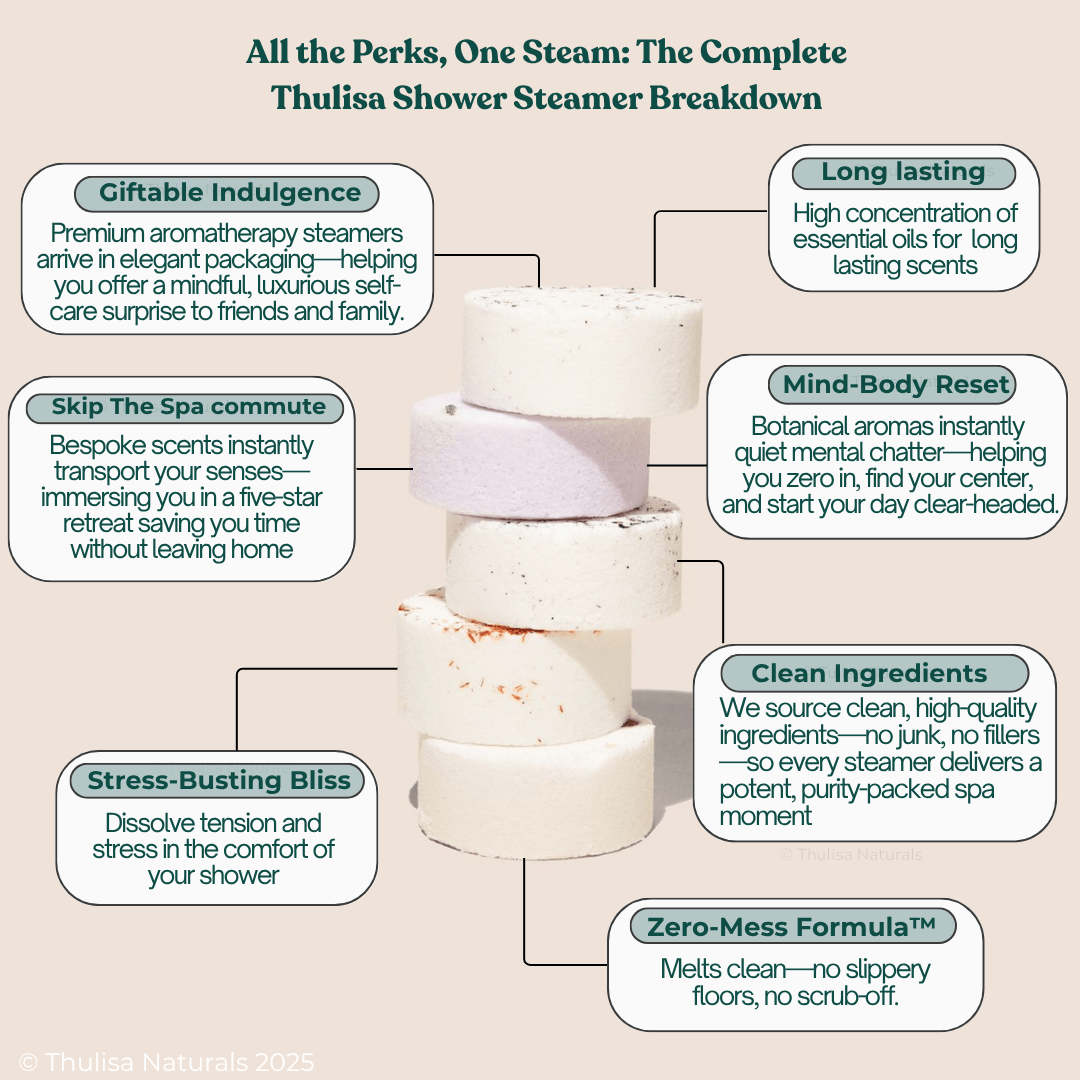 Orange and Sage Shower Steamers (2pk) - Purpose + Passion Boutique