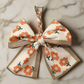 Orange Scarf Bow Purse Charm - Purpose + Passion Boutique